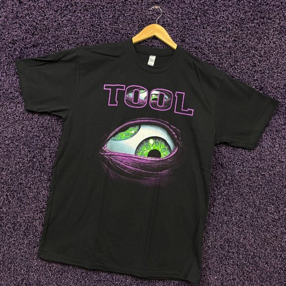 Tool Aenima CD Back Cover Eye Groove Metal Band T-Shirt L - Picture 3 of 4